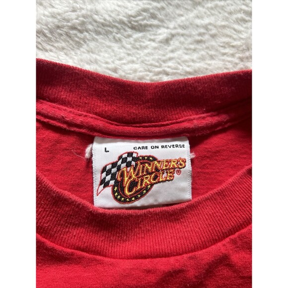 Vintage Winners Circle Dale Earnhardt Jr Nascar Racing Sise Large Red T-Shirt - Picture 3 of 8